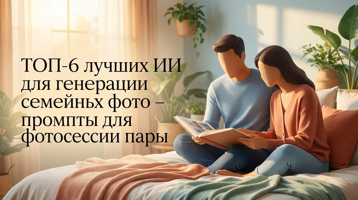 ТОП-6 лучших ИИ для генерации семейных фото — промпты для фотосессии пары - 1